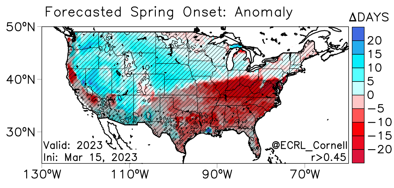 Spring Forecast Statement Spring Onset forecasting